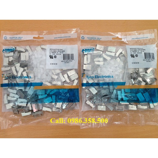 Hạt mạng AMP RJ45 Cat6