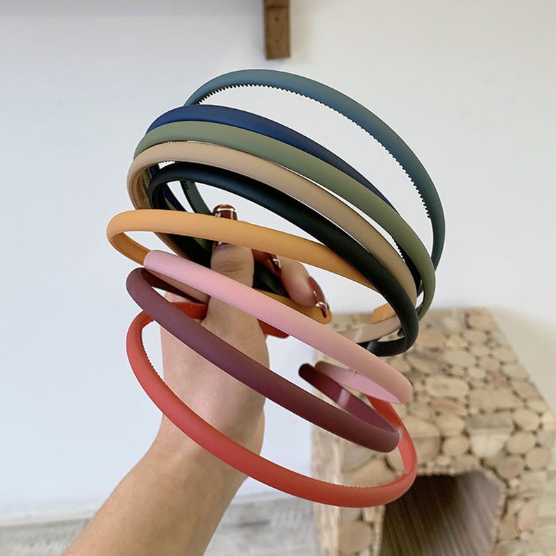 Băng Đô Cài Tóc Bản Rộng Chống Trượt Phong Cách Hàn Quốc Dễ Thương