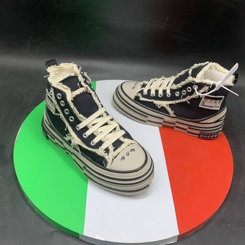 Giày sneaker xvessell cao cổ rách
