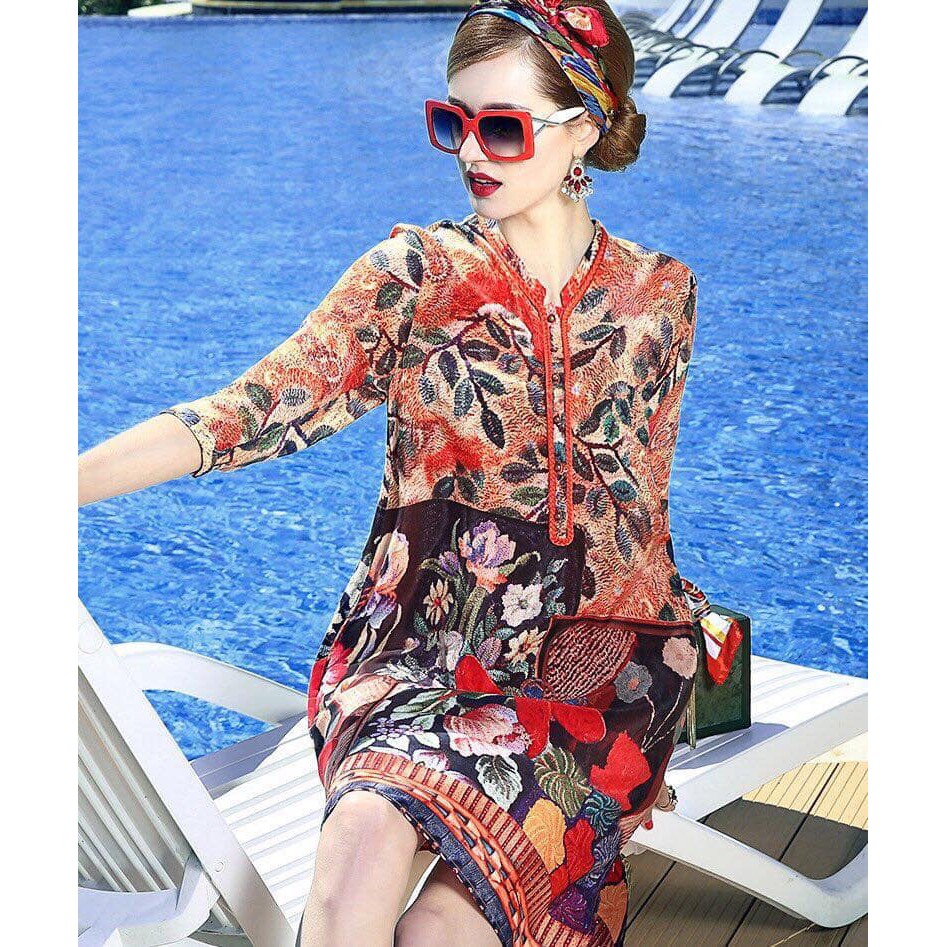 ĐẦM XOÈ HOA QUÝ BÀ CAO CẤP