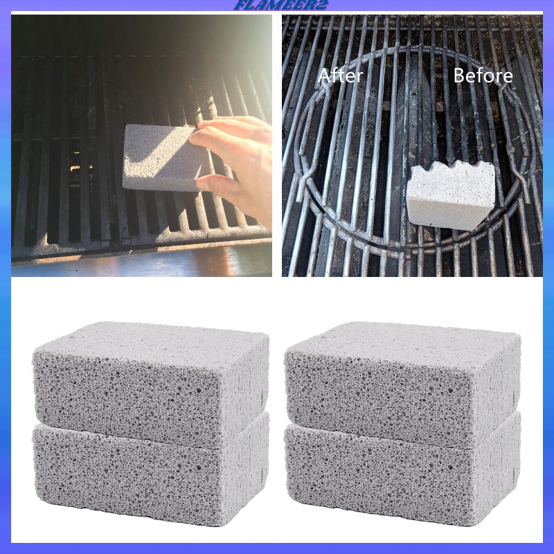 4 / 8x Nướng Làm Sạch Gạch Lưới BBQ Giá Làm Sạch Dụng Cụ Làm Sạch