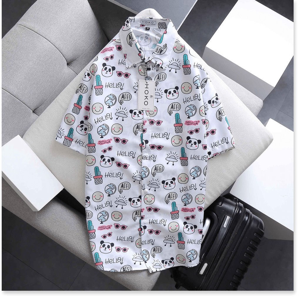 SIÊU PHẨM ÁO SƠ MI NGẮN TAY NAM CỰC CHẤT HOẠ TIẾT ĐỘC LẠ SIÊU HOT HÈ 2021 KOKO MI STORE