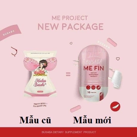 Viên Uống Tăng Vòng 1 Madam Busaba Nở Ngực Tăng Vòng 1 Săn Chắc Ngực Chống Chảy Xệ Hồng Nhũ Hoa, Se Khít, Da Căng Bóng