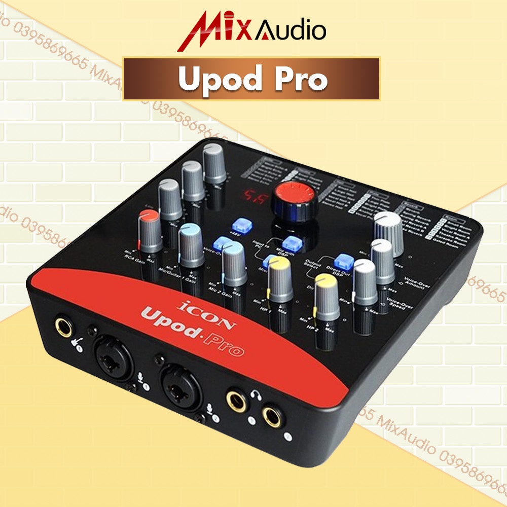 Sound Card Thu Âm ICON UPOP PRO, , Livestream, Karaoke, Hàng Chính Hãng, BẢO HÀNH 12 THÁNG