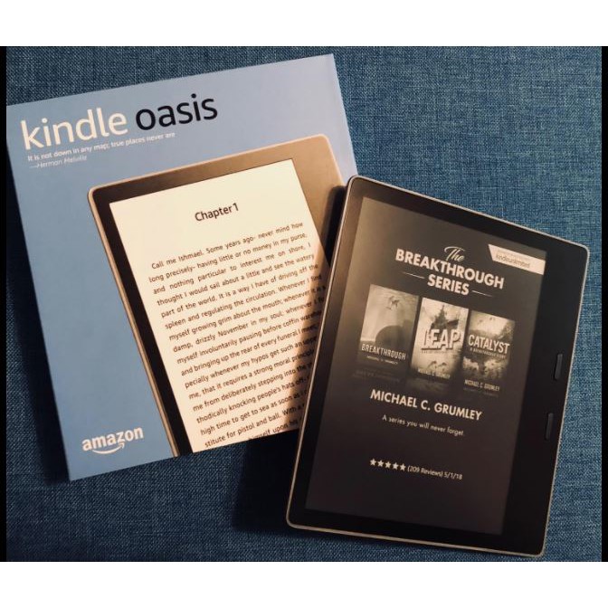 Máy đọc sách Kindle Oasis 2 - gen 9th - chính hãng Amazon - new 100% - chống nước | WebRaoVat - webraovat.net.vn