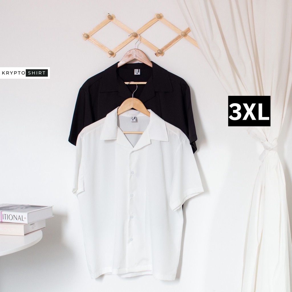 Áo sơ mi KRYPTO Phong cách tối giản / Unisex / 3XL