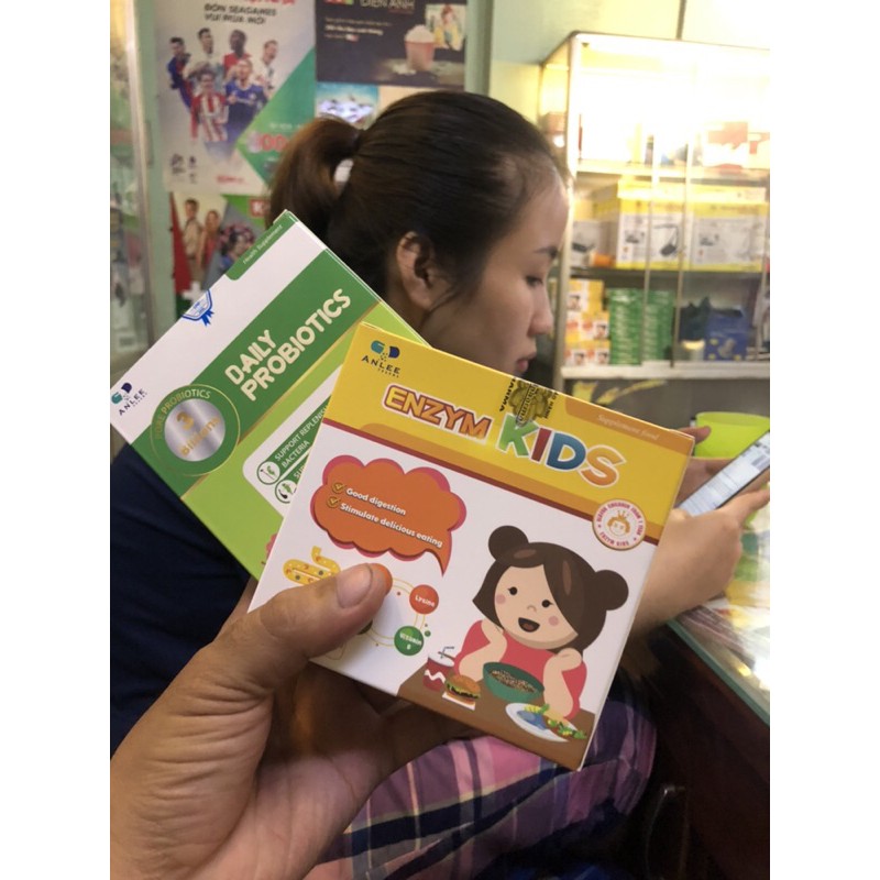 COMBO 3 HỘP ENZYM KIDS khắc tinh của biếng ăn