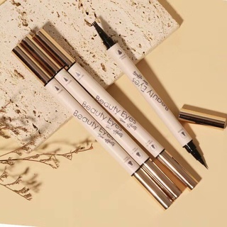 Bút Kẻ Mí Mắt Và Phẩy Sợi Chân Mày Wodwod  2 Đầu Siêu Tiện Lợi 2in1