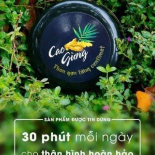 Cao gừng tan mỡ chính hãng 100%