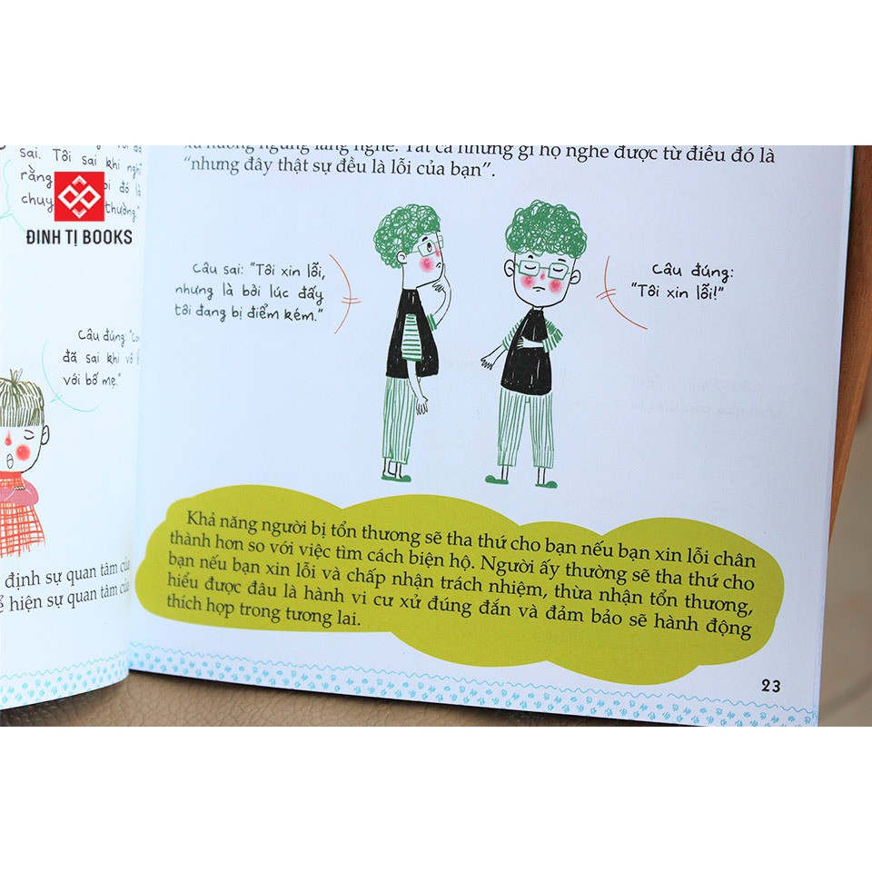 SÁCH - Học nói lời xin lỗi &amp; Học nói lời cảm ơn