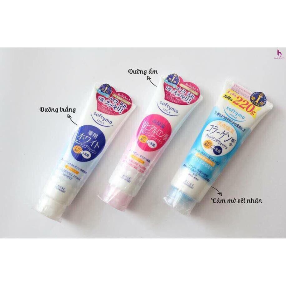 Sữa Rửa Mặt KOSE Softymo Nội Địa Nhật Bản (3 Loại) 220g | BigBuy360 - bigbuy360.vn