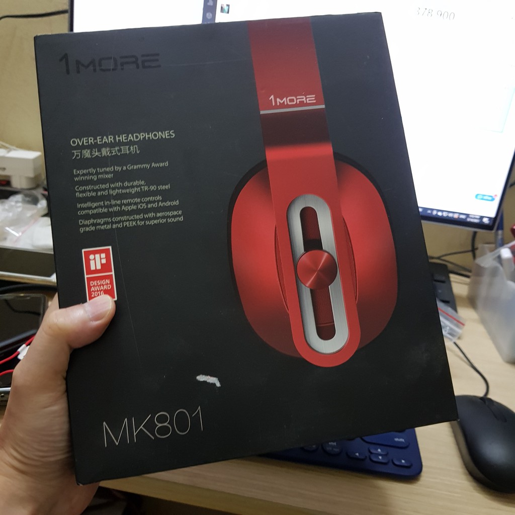 [ Thanh Lý ] Tai nghe chụp tai headphone 1More MK801, âm hay chi tiết, bảo hành 1 tháng