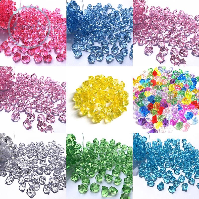 Túi 150 hạt nhựa trang trí bể cá kiểng nhiều màu sắc để lựa chọn