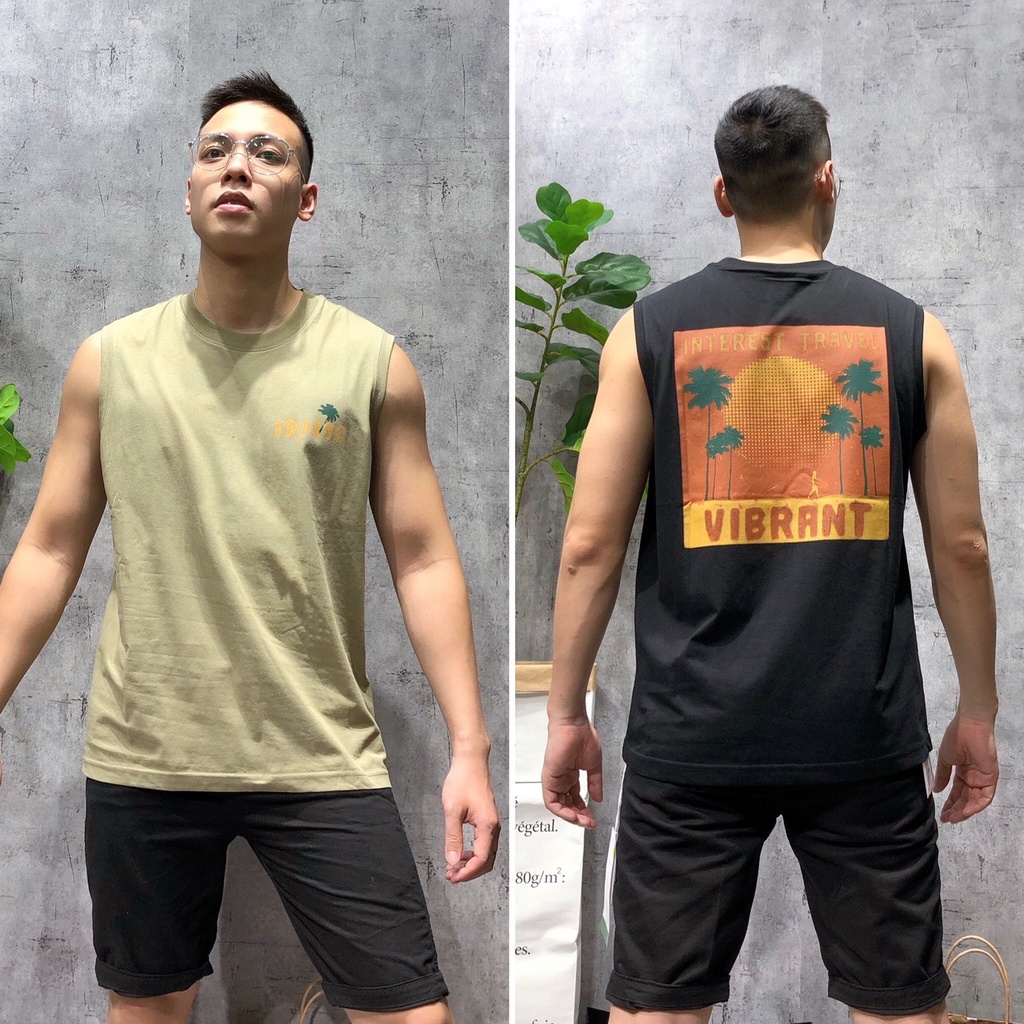 Áo tanktop gym nam bigsize áo sát nách bigsize nam xuất khẩu cao cấp SNTQ125 - 324