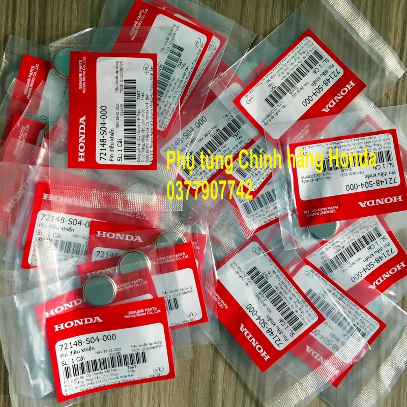 Pin Chìa Khoá Điều Khiển Smartkey Honda Remote SH, VISION, AIRBLADE, LEAD, SH MODE, PCX... Smartkey chính hiệu Honda