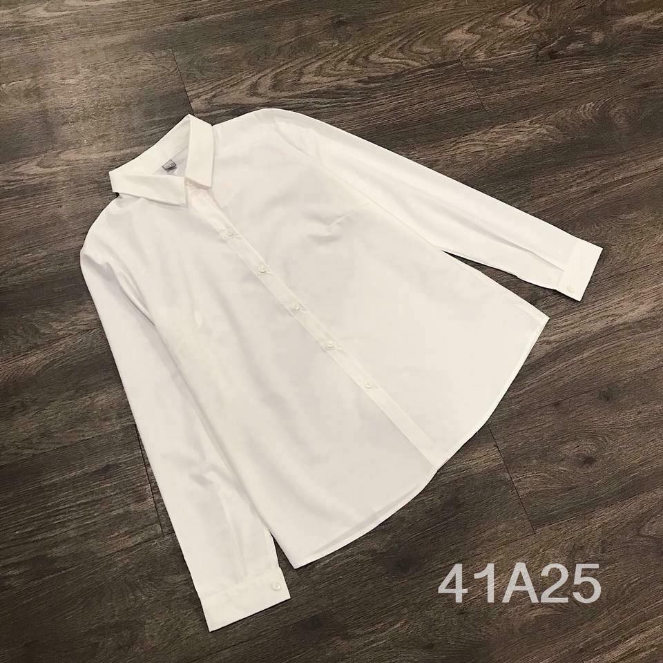 Áo sơ mi trắng tay dài