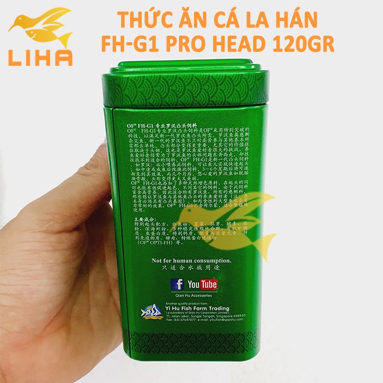 Thức Ăn Cho Cá La Hán FH-G1 Pro-Head | Pro-Redsyn - Cám Cá La Hán Cao Cấp