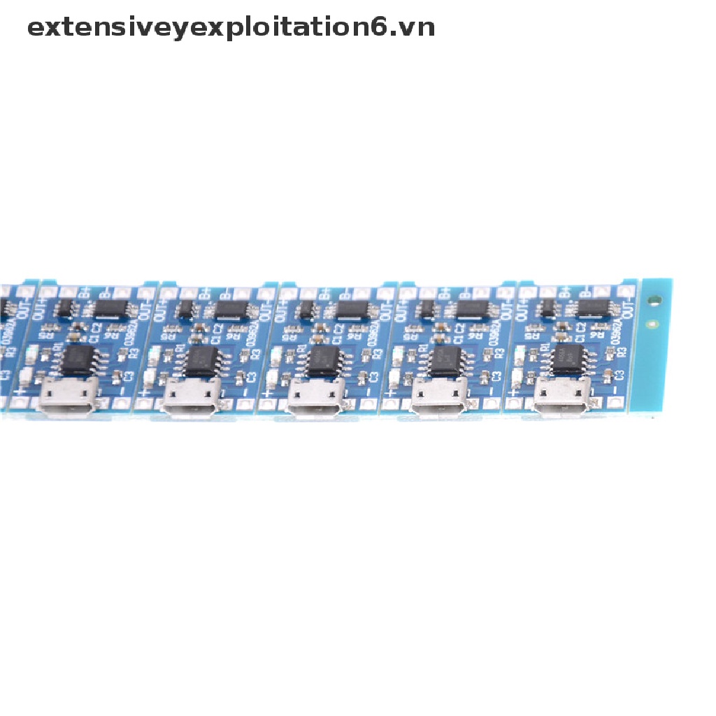 Bộ 5/ 10 mô đun sạc pin Micro USB 1A 18650 E6VN / E6VN / 2 / 5 / 10