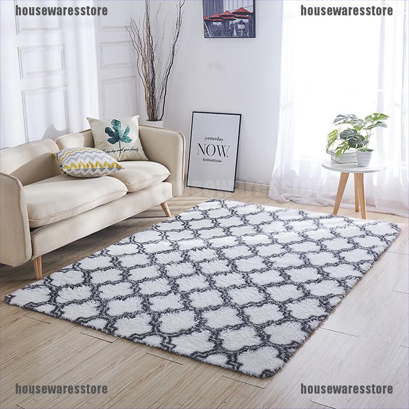 Thảm Lông Nhiều Màu Độc Đáo Trang Trí Phòng Khách