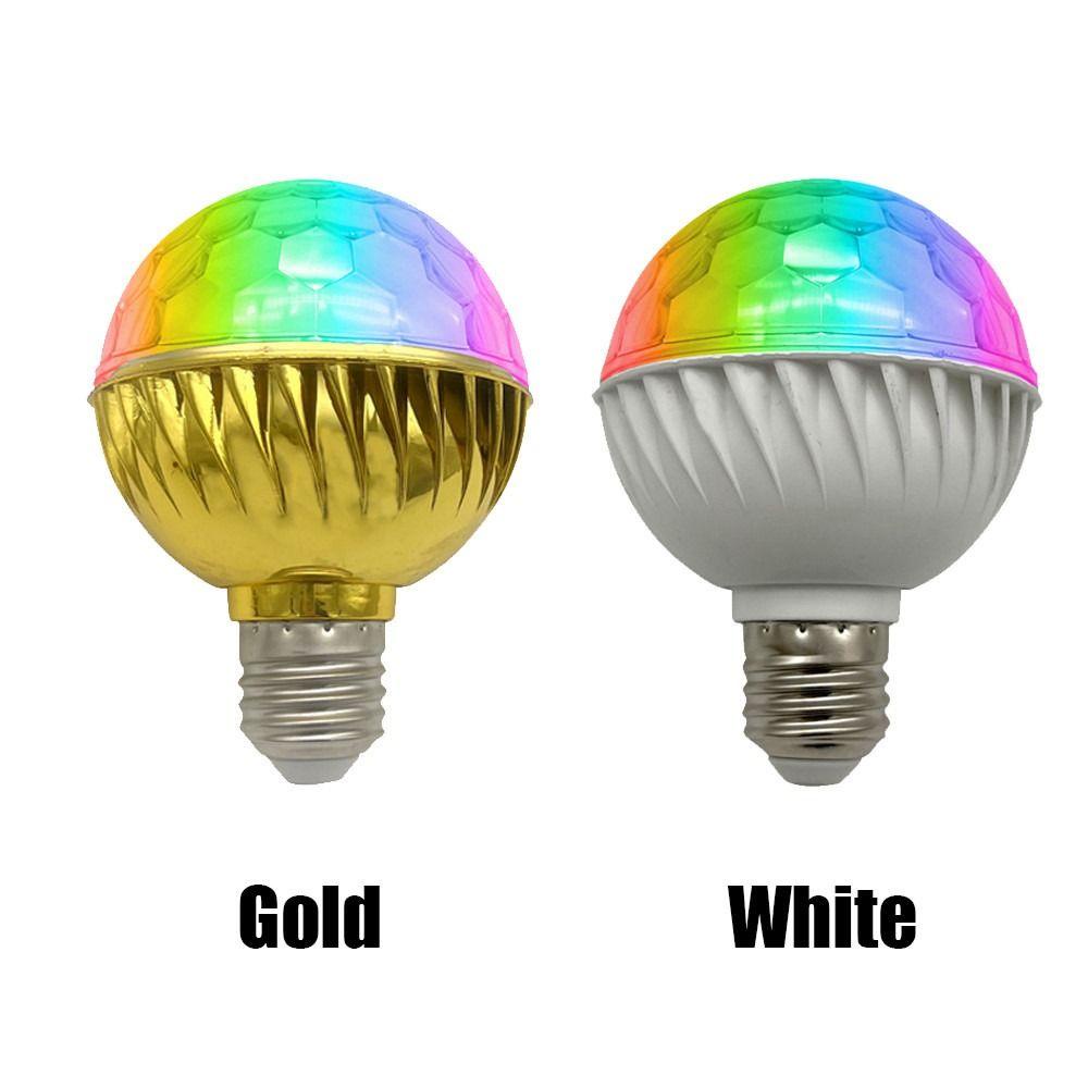 GOGOUP Bóng Đèn Pha Lê Xoay Được Nhiều Màu Sắc Lãng Mạn