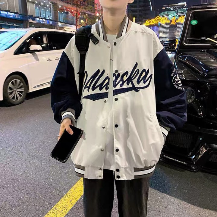 Áo bomber jacket nam nữ vải gió dù form rộng chữ MUSKY RÔ STORE AK18
