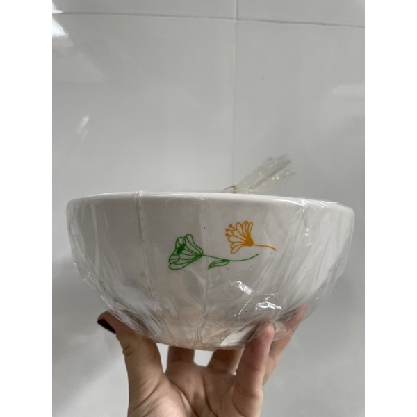 Tô sứ Dutchlady có hoa văn (hàng dày đẹp_dùng đc trong lò vi sóng)