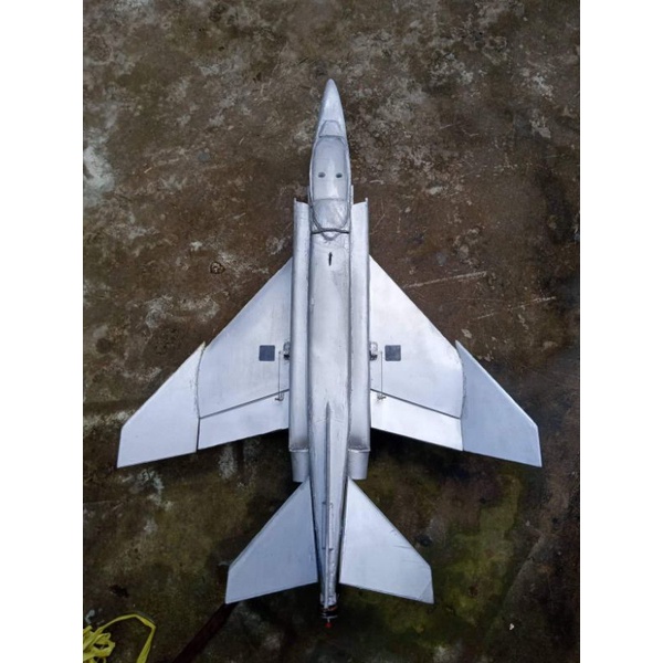 Bộ vỏ kit máy bay F-4 Fantom 3lớp cánh sải 72cm