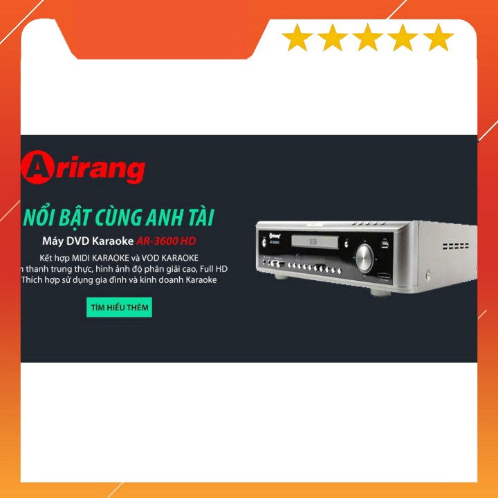 Đầu Karaoke Arirang AR-3600HD