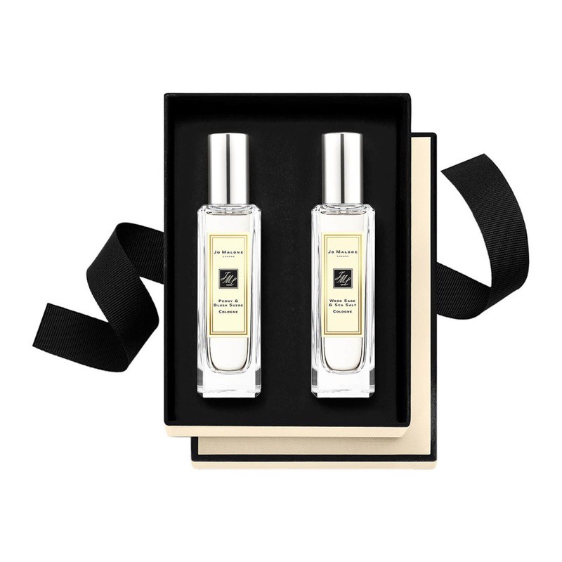 Set nước hoa nữ Jo Malone Wood sage & Sea salt + Peony & Blush Suede 30ml x2