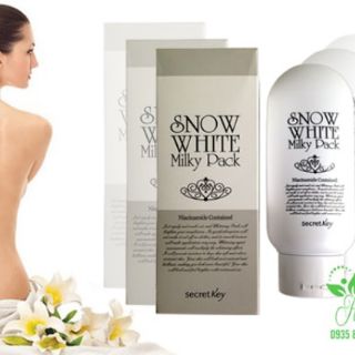 kem tắm trắng Snow White Milky Pack trắng da