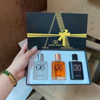 Set 3 Chai Nước Hoa nam Acqua Di Giò