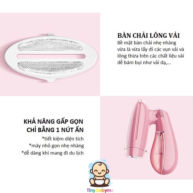 Bàn là hơi nước gập gọn, Bàn là bàn ủi sấy khô tiện lợi