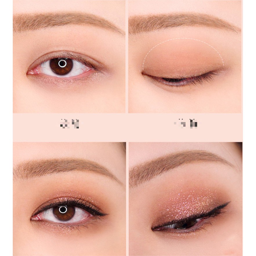 Phấn Mắt 4 Ô lAMEILA 5086 Bức Tranh EYESHADOW Bền Màu Auth Nội Địa