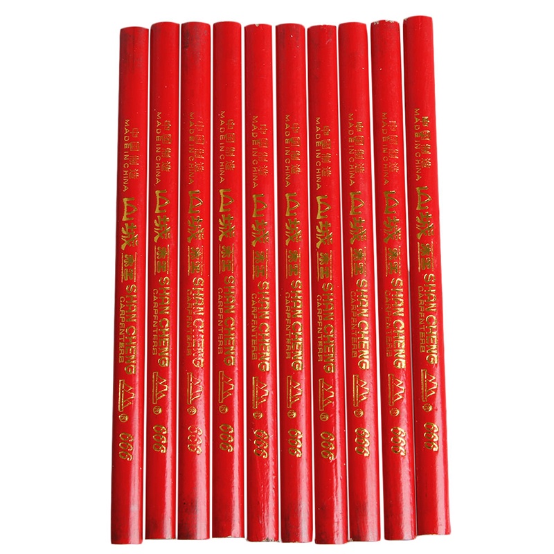 Set 10 Chì Đen 175mm Chuyên Dụng Cho Thợ Mộc