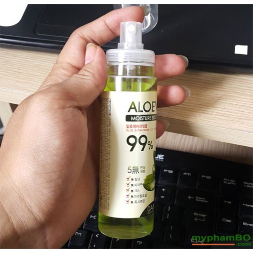 NƯỚC XỊT KHOÁNG DƯỠNG DA LÔ HỘI 100ML DABO ALOEVERA CHÍNH HÃNG - 2825