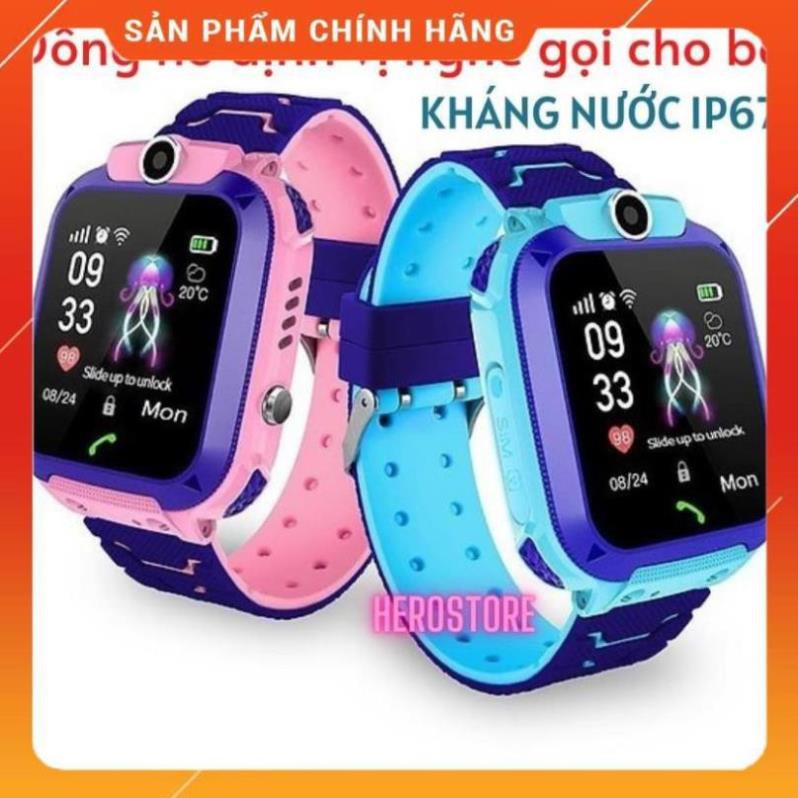 [Chính Hãng]  Đồng Hồ Thông Minh Q12 dành cho trẻ em, Chống nước IP67,  Định Vị LBS, Gọi SOS khẩn cấp