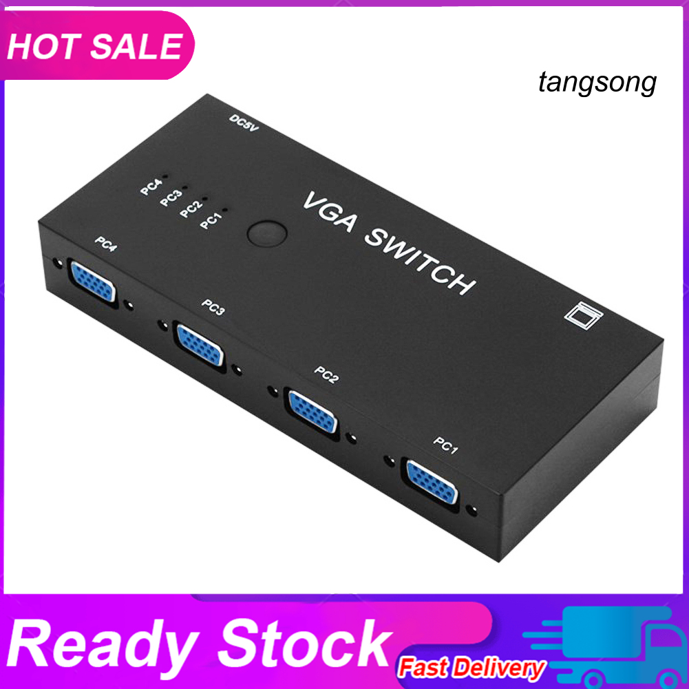 Bộ Chuyển Đổi Ts-4 In 1 Sang Vga Cho Laptop / Máy Chiếu