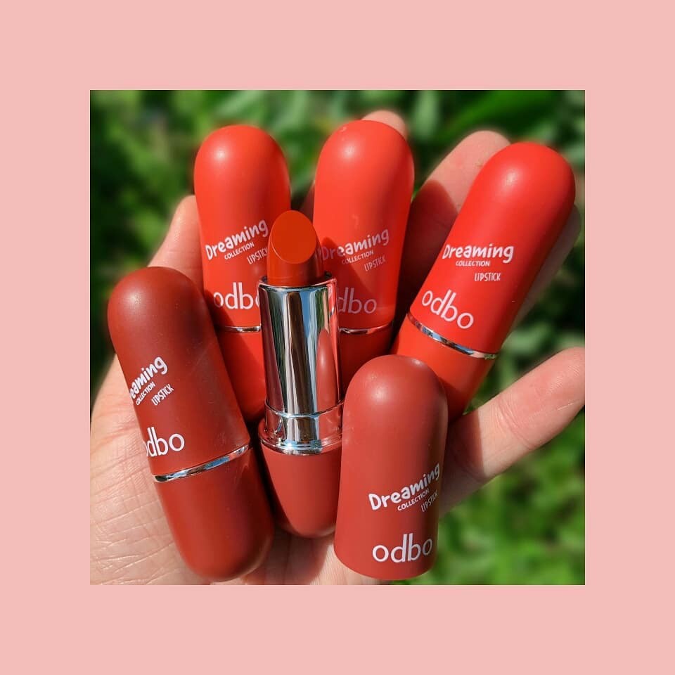 Set son thỏi lì Odbo 5 cây Dreaming lipstick Thái Lan