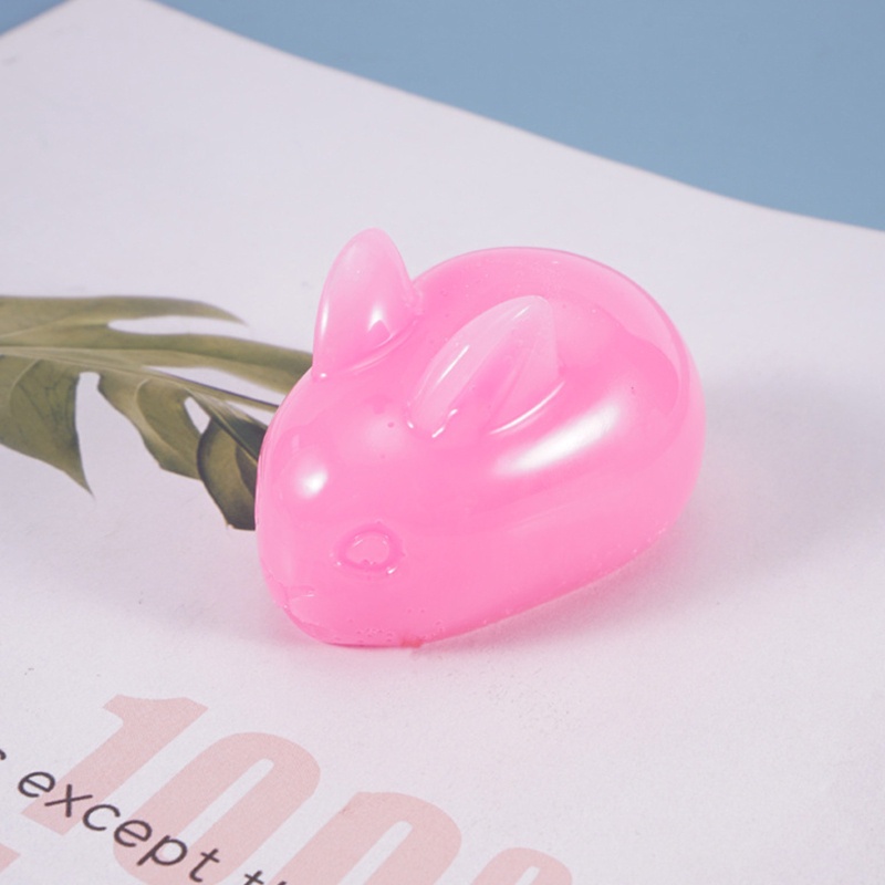 Khuôn Silicon Làm Mặt Trang Sức Hình Thỏ 3D Dễ Thương