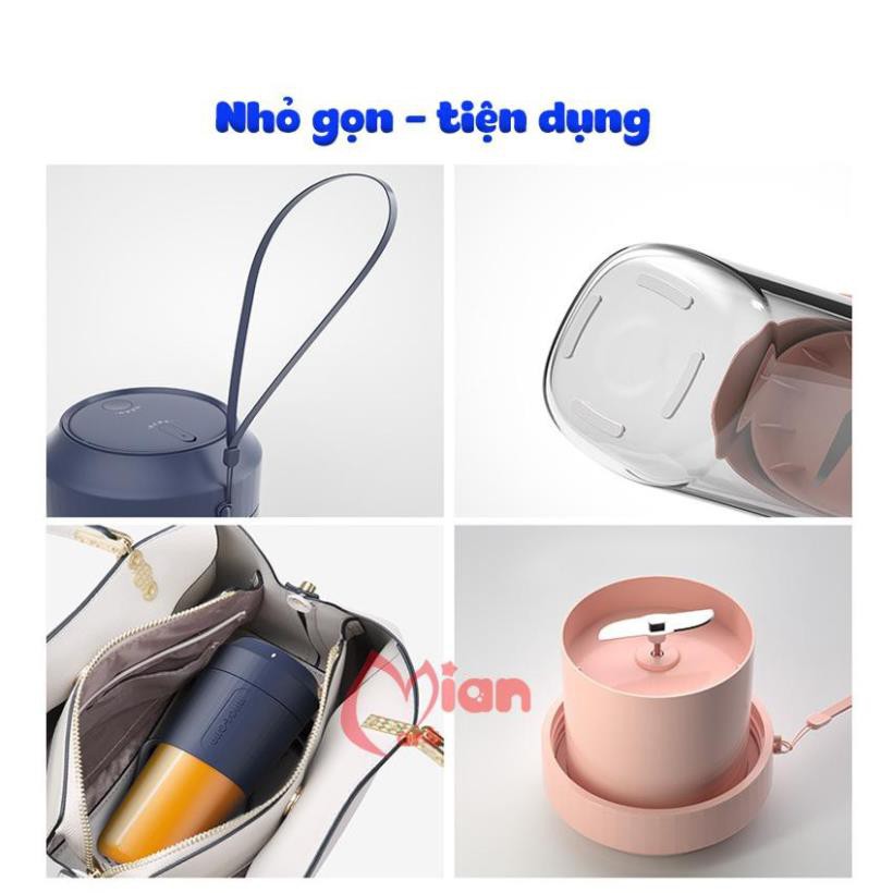 MÁY XAY SINH TỐ MINI CẦM TAY 2 LƯỠI 350ML XAY ĐÁ - Máy Xanh Sinh Tố Cầm Tay