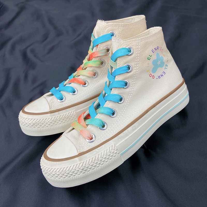 Dây Giày Canvas Màu Gradient Phong Cách Mới af1 Air Force One aj1