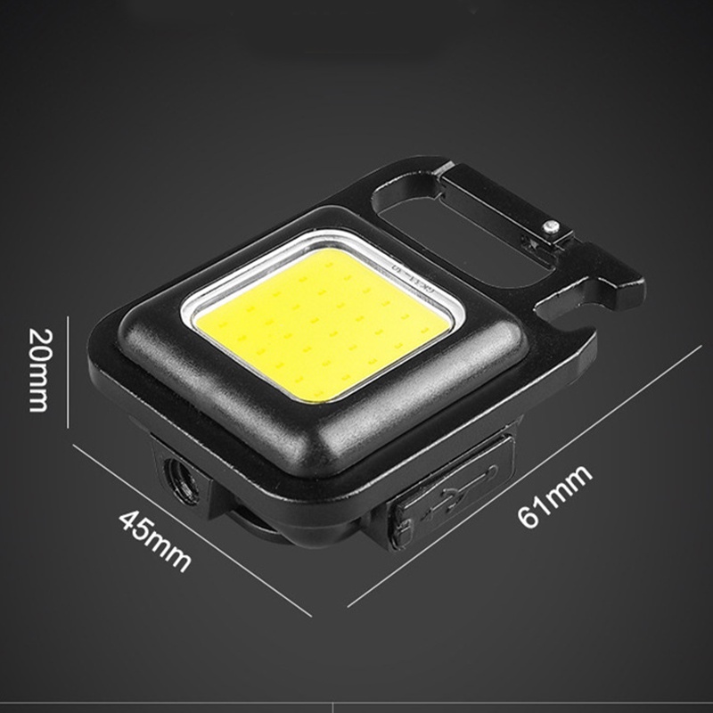 Đèn LED COB Mini Đa Năng Có Thể Sạc Lại Bằng Cổng USB Dùng Khi Đi Câu Cá / Cắm Trại / Ban Đêm