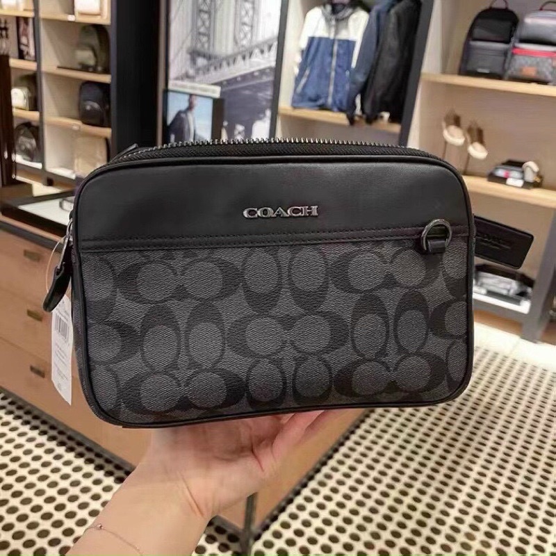 TÚI ĐEO COACH GRAHAM CROSSBODY IN SIGNATURE CANVAS