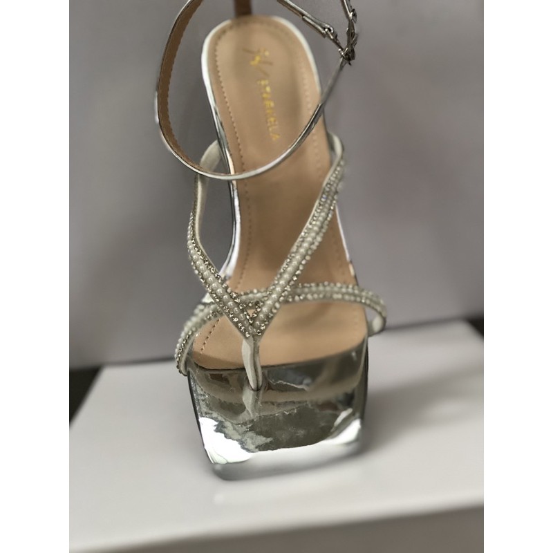 SANDAL CAO GÓT XỎ NGÓN QUAI ĐÍNH NGỌC SANG CHẢNH GÓT pha lê (S134)