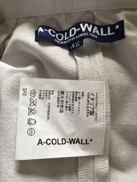 Áo A-COLD-WALL* Canvas Overcoat