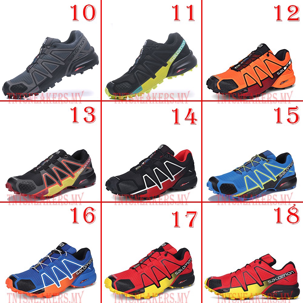 [Cửa hàng nhà máy] Salomon đàn ông Speedcross 4 Trail Runner Giày thể thao ngoài trời 23