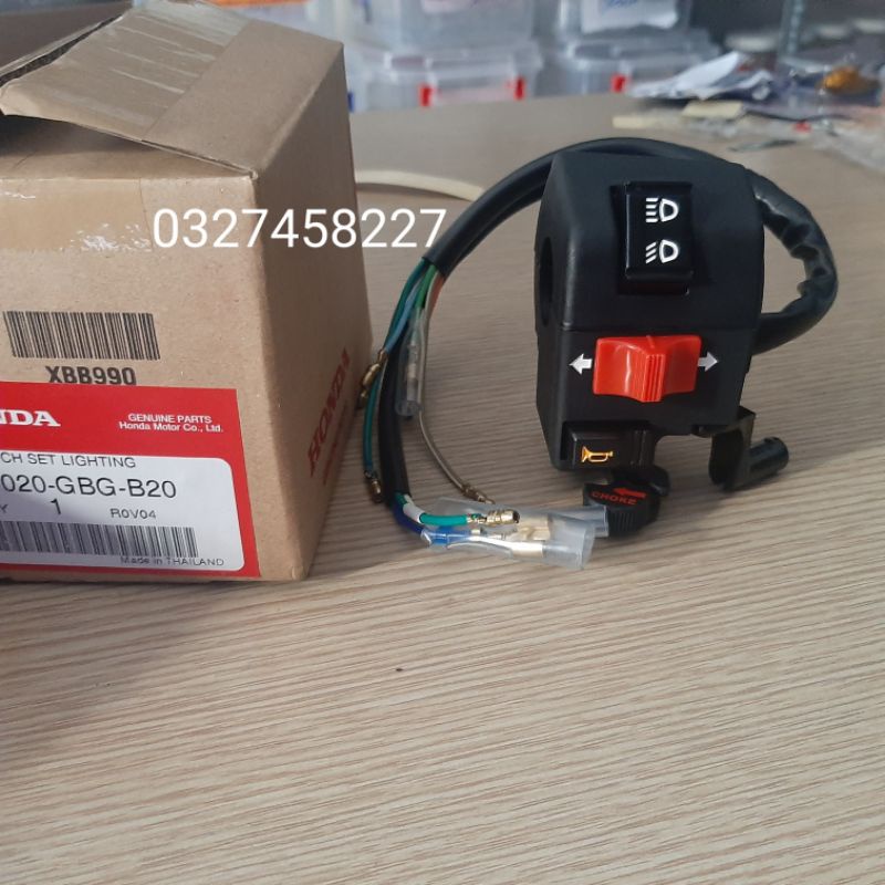 Cùm công tắc trái xe Super DREAM đời đầu hàng thái zin