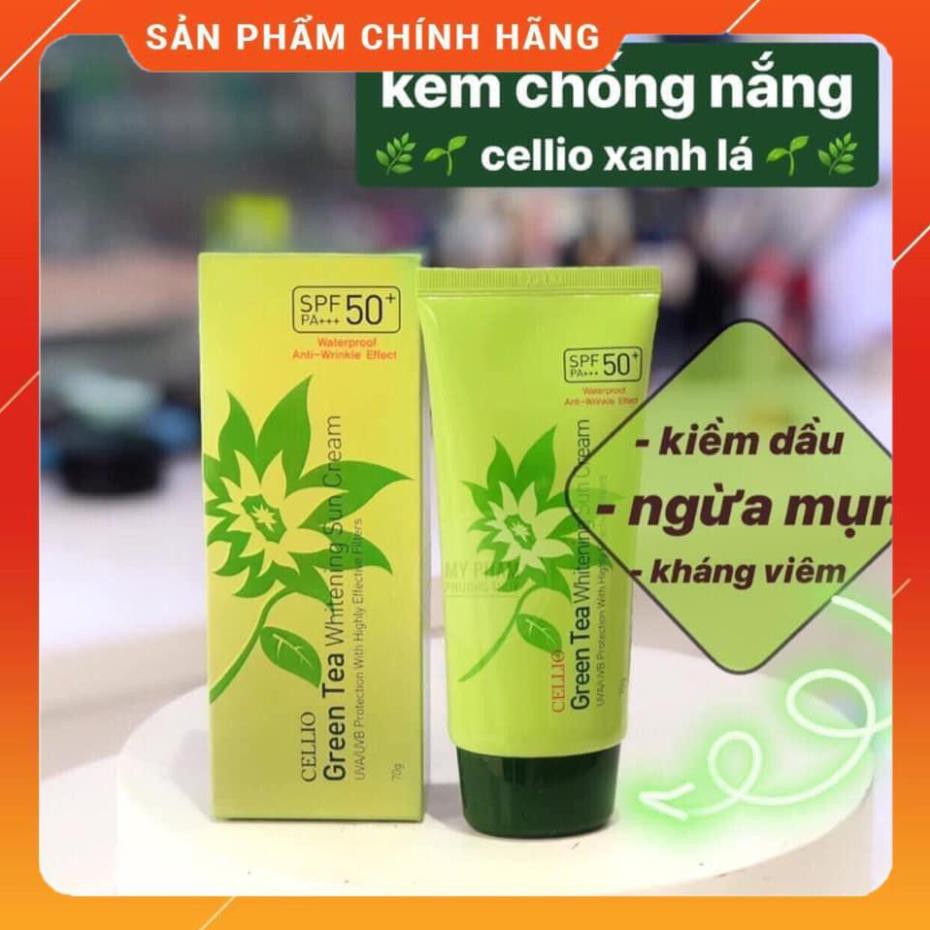 Kem Chống Nắng Cellio SPF 50PA+ 70g