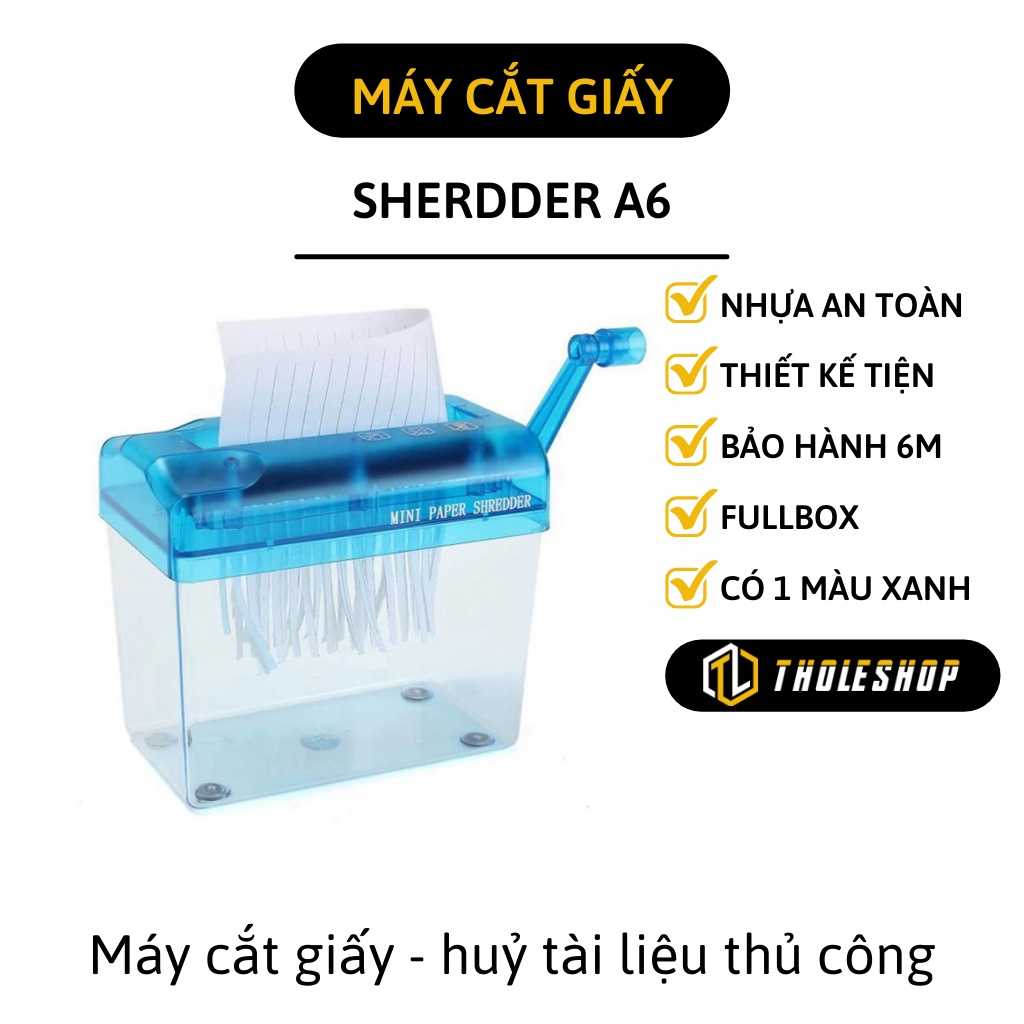 Máy huỷ tài liệu - Máy cắt giấy Shredder A4, A6, USB cắt tự động phù hợp cho văn phòng gia đình 4755