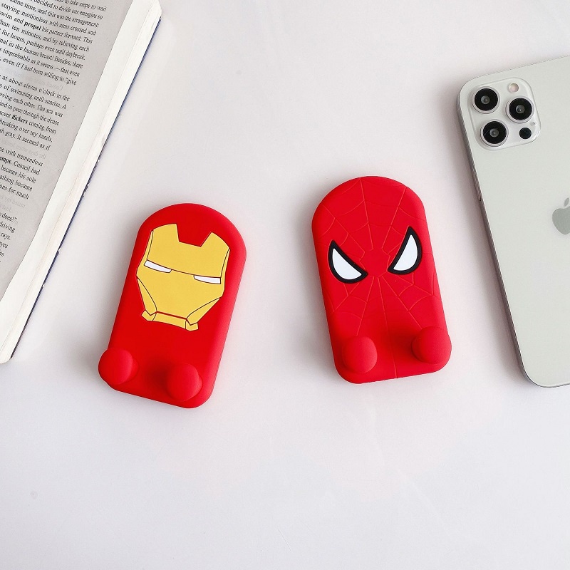 DISNEY Giá Đỡ Điện Thoại/Máy Tính Bảng Hình Chuột Mickey/Minnie/Minnie Đáng Yêu Có Thể Gấp Gọn